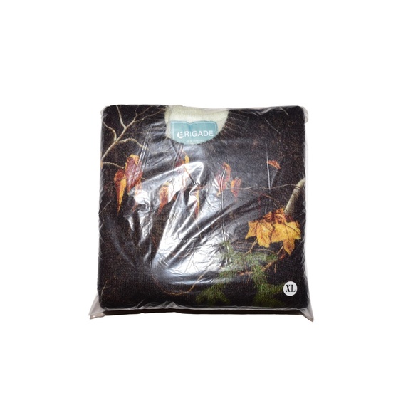 Brigade F/W 25' Black Tree Camo Mohair Knit Sweater - Picture 5 of 8